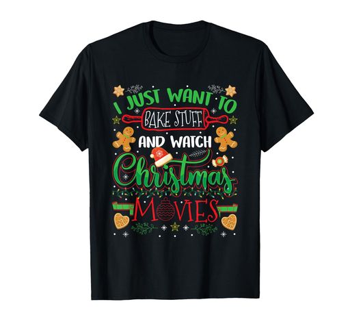 私はちょうどクリスマスの面白いクッキーを焼くスタッフのクッキーを焼きたいTシャツ