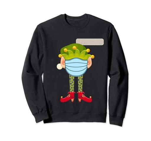 エルフマッチング服-クリスマスパーティー-名札トレーナー