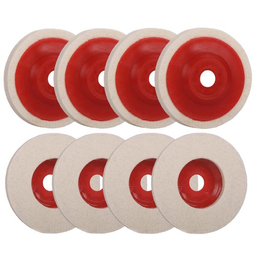 Rakuten - HWXINIEバフ100mm6個セット細目マジックテープ式ポリッシャーバフ超微粒子用洗車用品平型研磨パッド