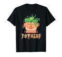 植物愛好家と庭師のシャツ:多肉植物のポットヘッドTシャツ