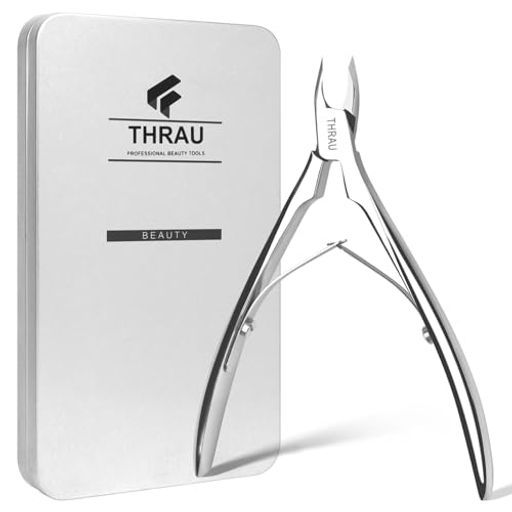 THRAUキューティクルニッパー甘皮ニッパー甘皮処理ネイルニッパー甘皮ケアささくれ用爪切り外科用ステンレススチール素材ネイルケアツール刃先5mm