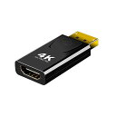 AKKERDSDP回転HDMIビデオアダプタDISPLAPORT(オスポート)TOHDMI(メスポート)パソコン/テレビディスプレイアダプタ4Kメッキインタフェース(2)