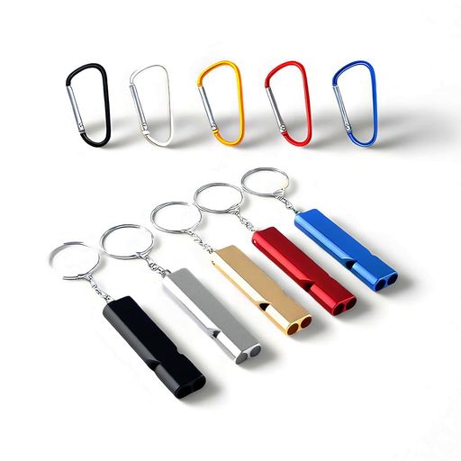 Referee Supplies - TUDOUZZZホイッスル防災災害笛大音量軽量小型口笛救助笛遠足登山野外活動SOSアウトドア防犯グッズ子供キッズ大人用キーリング付き(5個セット+フック5個)