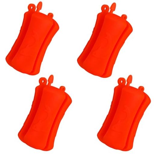 ユアクト ロックボール ロッドベルト ロッド保護 ロッドバンド Mサイズ 釣竿固定ボール 釣り竿ラップ機器 ロッドエッグ レッド2個セット (レッド4個セット)