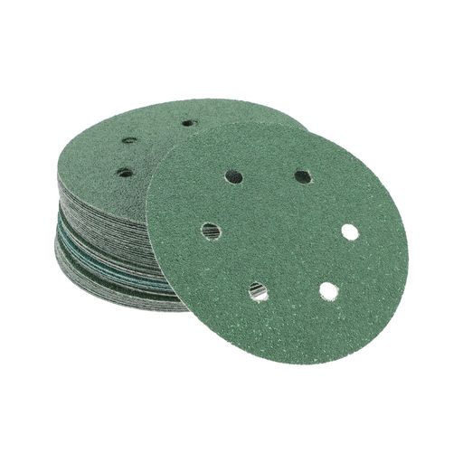 TUCKBOLDカーサンディングディスク6インチ6穴40グリット耐摩耗性|ラウンドフックアンドループサンドペ..