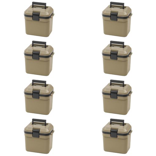 JEJアステージクーラーボックスアイセル10SベージュISL-10SB保冷軽量ランチボックス部活アウトドアお出かけレジャースポーツ8個セット