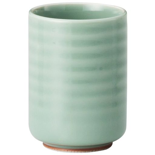 山下工芸湯呑み磁器φ6.4x8.8cm(180cc)天竜寺青磁湯呑大15024240