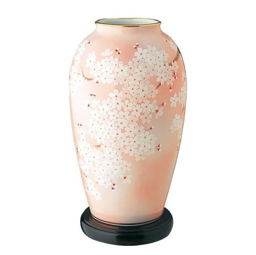 香蘭社吉野桜・花瓶1142-NNO9