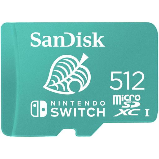 SANDISK 512GB UHS-I CLASS 10 U3 MICROSDXC MEMORY CARD FOR NINTENDO SWITCH 100MB/S READ 90MB/S WRITE SANDISK 512GB UHS-I CLASS 10 U3 MICROSDXC MEMORY CARD FOR NINTENDO SWITCH 100MB/S READ 90MB/S WRITE