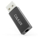 USB3.5MMイヤホンジャック変換アダプタ、CUBILUX192KHZ/24ビッUSBA外付けサウンドカード、USBオス4極3.5MMメスイヤホンヘッドホンオーディオ変換ドングル、PS5、MACBOOK、WINDOWSPC対応