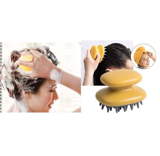 頭皮専用ブラシ、Mumayシャンプーブラシ、シャンプーマッサージブラシ男性/女性/および子供の一般的な頭皮ブラシ、通気性ペットお風呂ブラシ、頭皮および髪の洗浄穏やかなシリコン頭…