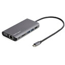 StarTech.comUSBマルチハブ/USB-C/4KHDMI又はVGA/100WPD/3xUSB/SD/AUX