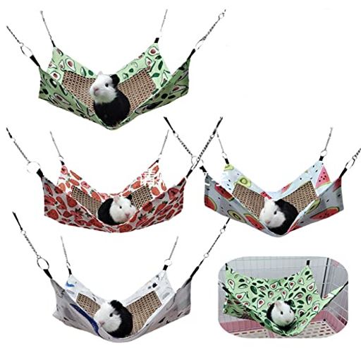 ふく福 涼しい ハムスター ハンモック ペット 猫用 ハンモック 通気性小動物 寝床 うさぎ ひんやり マ..