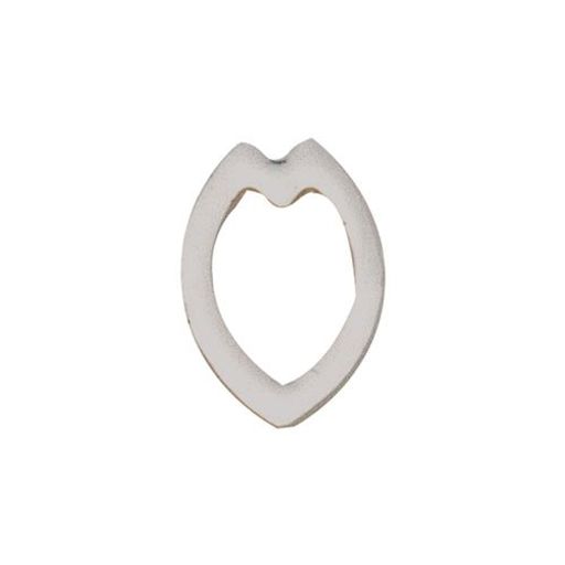 リトルプリティーネイルアートパーツ桜花ビラ3Sシルバー20個