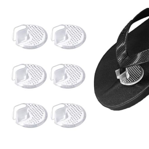 LIKENNYトングカバー靴擦れ防止つま先インソール3足鼻緒保護衝撃吸収保護テープ履物下駄透明6枚セット..