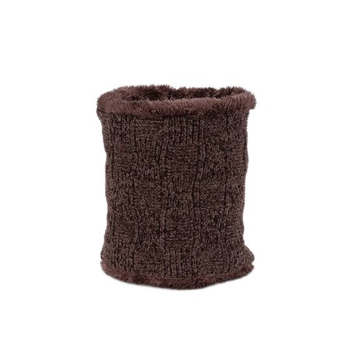 冬の暖かいスカーフレジャーデザインレディーススヌードレディースネックウォーマーメンズネックウォーマー(深いカレー)