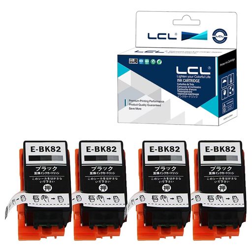 LCLエプソン用ICBK82(2パックブラック)顔料互換インクカートリッジ対応機種:PX-S05B/PX-S05W/PX-S06B/PX-S06W(2.0)