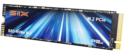 SIX NVMe M.2 SSD 1TB - PCIe Gen5.0x4対応 最大14,300MB/s転送速度 AIゲーミング強化 ノートPC/デスクトップ用内蔵SSDヒートシンク付属