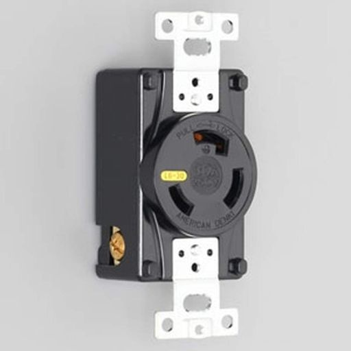 アメリカン電機引掛形埋込コンセント接地2P30A250V3320L6