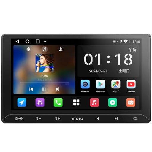 [10.1インチ] ATOTOZONE A5L Android ディスプレイオーディオ2DIN、アンドロイドナ...