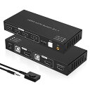 【2PC切替】HDMIUSB切替器4K60HzKVM切替器2入力1出力PC2台USB2入力4出力KVMスイッチャーセレクターキーボードマウスプリンター共有HDMI2入力1出力ハブ切替機