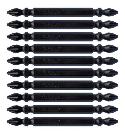 刃先:[[+]]2 全長(mm):82 セット内容:[[+]]2x82mmx10本 硬さ:H 差込寸法(mm):6.35 入数(本):10
