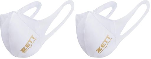 ゼット(ZETT)スポーツマスク「ZETT」ロゴ有りUVカット・消臭・吸湿速乾機能付き洗濯可ホワイト(1100)Mサイズ(一般)BGXMSKZ