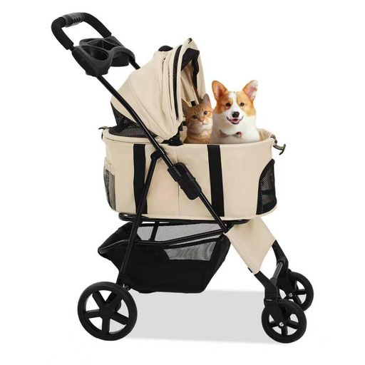 Cart - ペットカート分離式犬用カート小型犬中型犬折りたたみ式コンパクト収納ペットバギー広い空間組み立て簡単軽量耐荷重15KG散歩旅行外出便利犬用おでかけ用品
