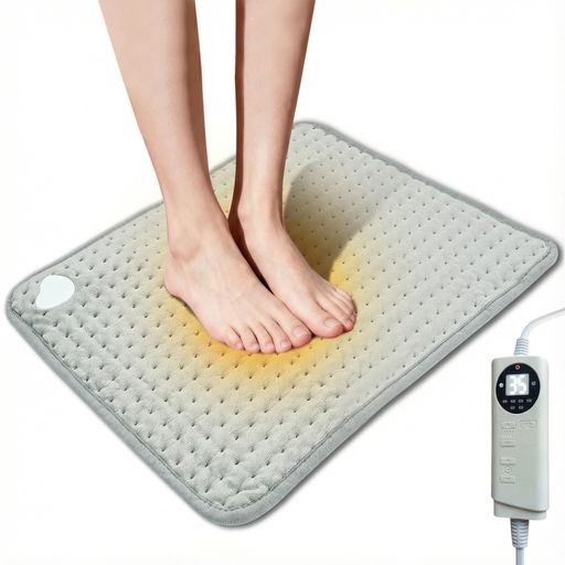 【一台多役&amp;3分速暖!場所を選ばず全身ポカポカ】 電気足温器としての利用はもちろん、肩掛け/ひざ掛け/お腹の保温、さらには椅子に敷いてホット座布団としても使用可能な万能電気ホットマットです。3分速暖機能により、冷え切った体を瞬時に温めます。薄型で柔軟性があるため、リビングでのくつろぎタイムからオフィスの在宅勤務まで、あらゆるシーンで厳しい冬の寒さ対策として活躍します。 【12段階温度&amp;6段階タイマー】電気ホットマットは12段階温度調節により、秋の少し寒い日から真冬、早春まで長く使える柔軟性が魅力。6段階タイマーを設定すれば、消し忘れの心配もなく安心。好みの暖かさを細かく調整でき、季節を問わず快適に使えます。 【均一発熱&amp;省エネ&amp;保護機能】ホットカーペットはNTC/PTCの発熱線が全体を均一に温め、過熱ムラを防止。断電保護機能も搭載し、万が一の異常時も安心です。熱効率が高く電力ロスが少ないため省エネ性も抜群。寒い季節を安全かつ快適に過ごせる仕様です。 【冬のギフトにも最適】ホットマットは冷え症対策、オフィスワーク、ソファ時間など幅広い用途に対応。