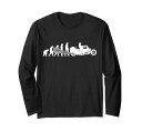 トライク大人のトライクモータートライク三輪車トライクバイクトライカー長袖Tシャツ