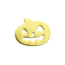 メタルプレート(ネイルストーン デコ) パンプキン ゴールド (30個入り)(ネイル用品)(4)