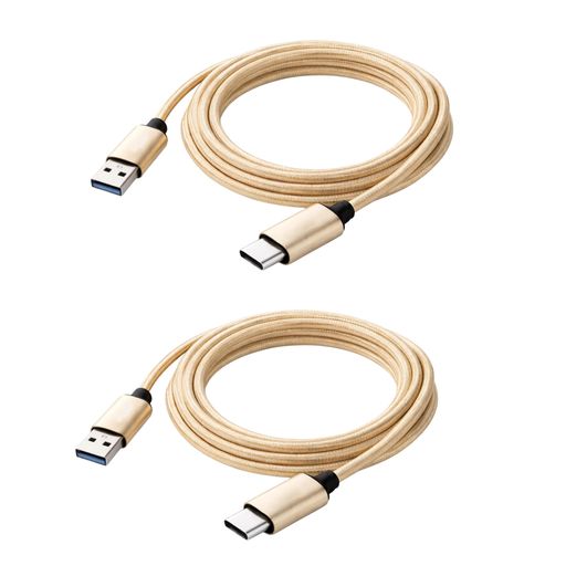 [2�ܥ��å�]USB������C�����֥�2m��USB-CtoUSB-A3.1��3A��®���š��ǡ���ž�����ʥ������Ԥߡ�Switch2/Android/iPhone/iPad/MacBook���б�
