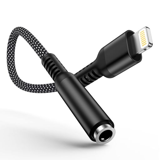 ライトニング 変換 イヤホンジャック iPhone 変換アダプタ Lightning - 3.5mm イヤホン 変換ケーブル 通話対応/MFi認証 イヤホン・ヘッドホンアダプター ライトニング 3.5mm 変換