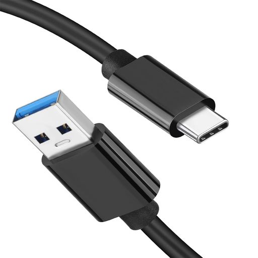 急速充電ケーブル 高速データ転送 USB C 3.1 Gen 2 - USBケーブル Type C 3A 10Gbps 60W QC3.0高速充電付きショート ブラック 0.9M 1本