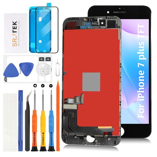 SRJTEKFORIPHONE7PLUS5.5画面互換液晶パネル交換【TFT品質・ホームボタン非搭載】LCDディスプレイタッチスクリーンデジタイザー総成修理用A1661A1784A1785修理ツール付き(ブラック) SRJTEKFORIPHONE7PLUS5.5画面互換液晶パネル交換【TFT品質・ホームボタン非搭載】LCDディスプレイタッチスクリーンデジタイザー総成修理用A1661A1784A1785修理ツール付き(ブラック)