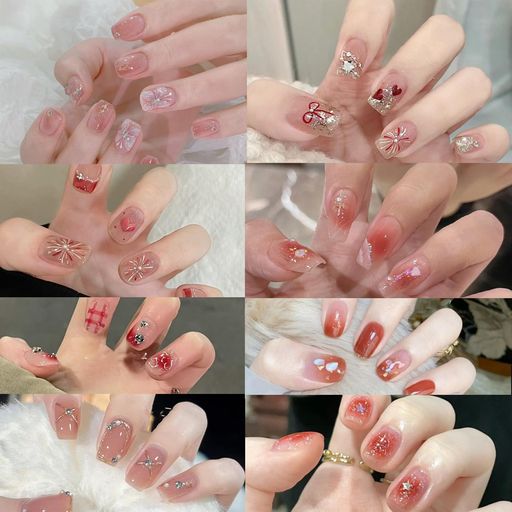 8枚112シールネイルシールネイルステッカー手用手の爪長持ちネイルラップネイルアクセサリー3d簡単ネイ..