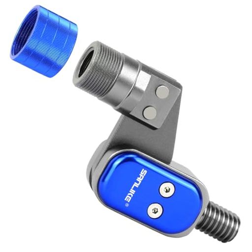 SANLIKEタモジョイント玉枠用ジョイントビッグボタン式ランディングネットジョイント航空アルミ素材ワ..