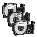 KAKASHI互換カシオネームランドテープ12mm白地に黒文字CASIONamelandXR-12WEテープカートリッジKL-FR3KL-PS-SETKL-P4...