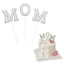 nalainaケーキトッパー母の日HappyBirthday誕生日パーティーMOMケーキ挿入カード飾り付けお誕生日デコレーション記念撮影