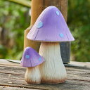 キノコの置物、妖精のガーデニング置物、キノコのオーナメント、屋外装飾キノコ、庭園&室内装飾に最適、耐久性・防水デザインで、自然をテーマにしたインテリア、樹脂製(...