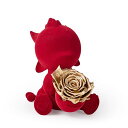 ROSEONLYプリザーブドバラと可愛いドラゴン、彼女や妻、母への真のローズバレンタイン、クリスマス、誕生日に記念する最適な花プレゼント