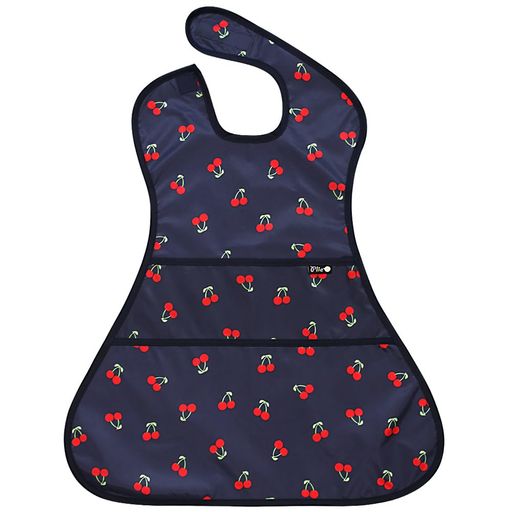 [プリエ] 防水 全身 食卓 スタイ 6~24ヶ月 - NAVY CHERRY