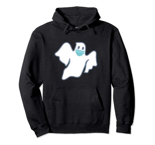 幽霊の着ぐるみマスクハロウィン2020パーカー