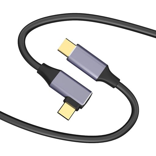 YAMCOWLUSBType-CtoType-c3.2ケーブルライトアングルL字USB3.2Gen2x220Gbps高速伝送PD100W急速充電8K@60Hzビデオ出力プロフェッショナル連写データケーブルMacBook