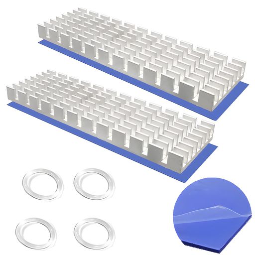 星(塗り潰し)溝設計:5度から20度への冷却効果により、放熱面積が大幅に増加します。SSDを安全な温度に冷却して、過熱やスロットルを防ぎ、コンピューターのパフォーマンスを向上させます。 星(塗り潰し)設置が簡単:コンパクトなスペースで耐熱シリコンリングに対応。凹凸のある表面に対応する独自のナノシリコンサーマルパッドを装備。M.2SSD保証ラベルを損傷することなく低粘度。 星(塗り潰し)互換性:サイズ:70mmx22mmx6mm。世界中で使用されているラップトップとデスクトップコンピューター。NGFFPCIeNVMeM.2SSDをサポートします。Samsung850EVO、860EVO、960EVO、970EVO、950PRO、960PRO、970Proなどに適しています。 星(塗り潰し)プレミアム素材:ヒートシンクは、高品質のアルミニウム、優れた熱伝導率、防錆性と耐食性、頑丈で耐久性のあるもので作られています。 星(塗り潰し)内容:ラジエーター(銀)x2、熱伝導性接着剤x2、輪ゴムx4