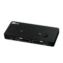 ラトックシステム8K30Hz4K144Hz対応DisplayPortパソコン切替器RS-260DP-8Kパソコン切替器キーボードマウスモニターKVMスイッチDisplayportウルトラワイドモニター手元スイッチ