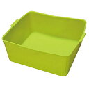 かのりゅう食洗機対応洗い桶たらい折り畳みシリコン製約31x25x12cmグリーンJA22-27-9s
