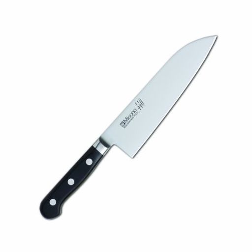 メーカー型番:881 サイズ:刃渡り 18 全長 31cm 背厚:2.0mm 重量:165g 材質:16クロムステンレス鋼 ハンドル:黒強化木 原産国:日本