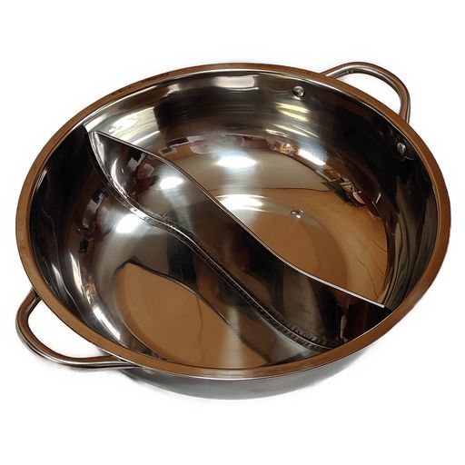 仕切りがついて一つの鍋で2つの味が楽しめる!大人向けの味と子供が喜ぶ味にも分けたり、和風と中華に分けたり、ジャンルや味を二つ用意できる! ガス火もIHも両方OK!普段の食事やホームパーティにもおすすめです。 大容量!たっぷり作れる直径30cmサイズ。約5人前サイズ! 2つの味が同時に出来るので、好みが違う人が集まっても存分に鍋を楽しめます。また鍋のシメも、雑炊・ラーメン・うどん等を2種類同時に欲張りに食べられます。