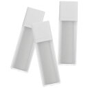 LIOOBO 真空ボトル 50ML 3本入り スクラブ乳液真空ボトル ポンプボトル サブボトル 小分けボトル 四方アイクリームボトル 旅行用品 旅行ボトル 詰め替えボトル 乳液用(50ML 3本)(4)